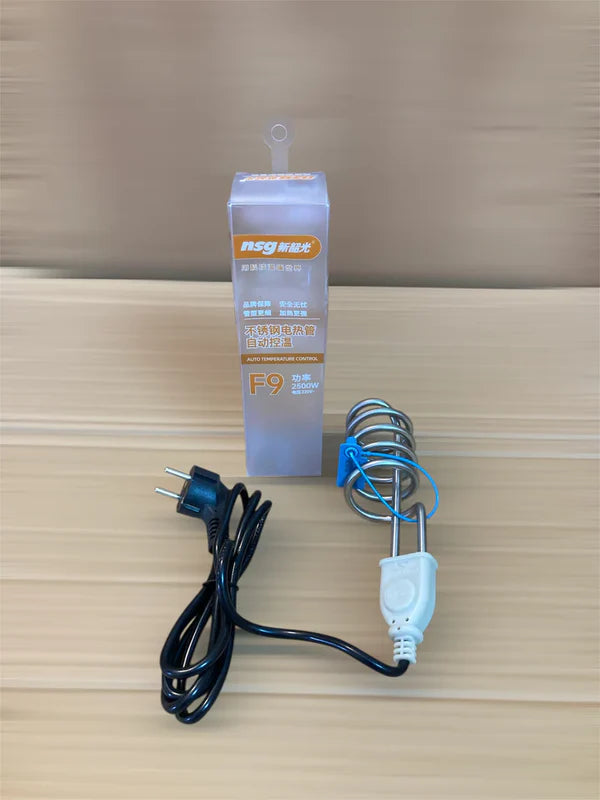 Stainless Steel 2500W Electric Heating Rod with Automatic Temperature Control F9