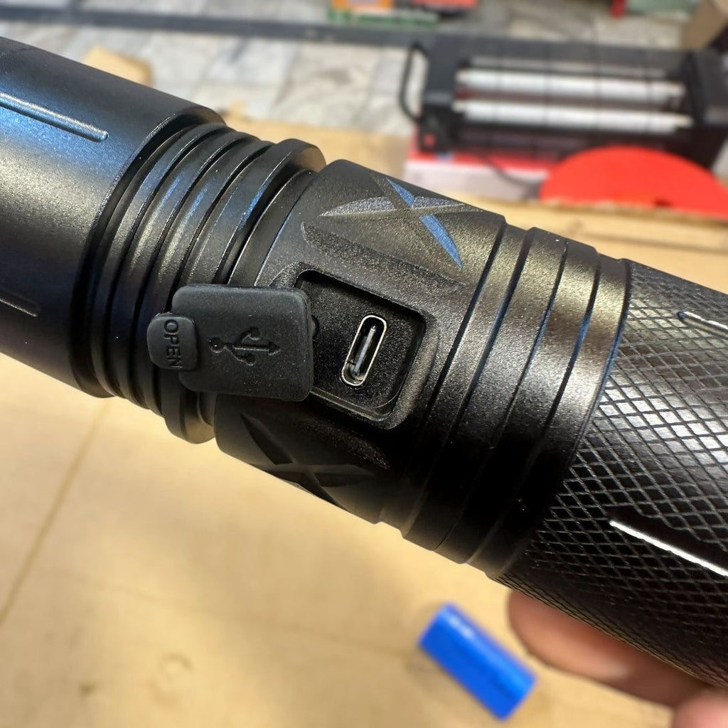 P-90 Powerful Flashlight Torch – 2 KM Ultra Long Range