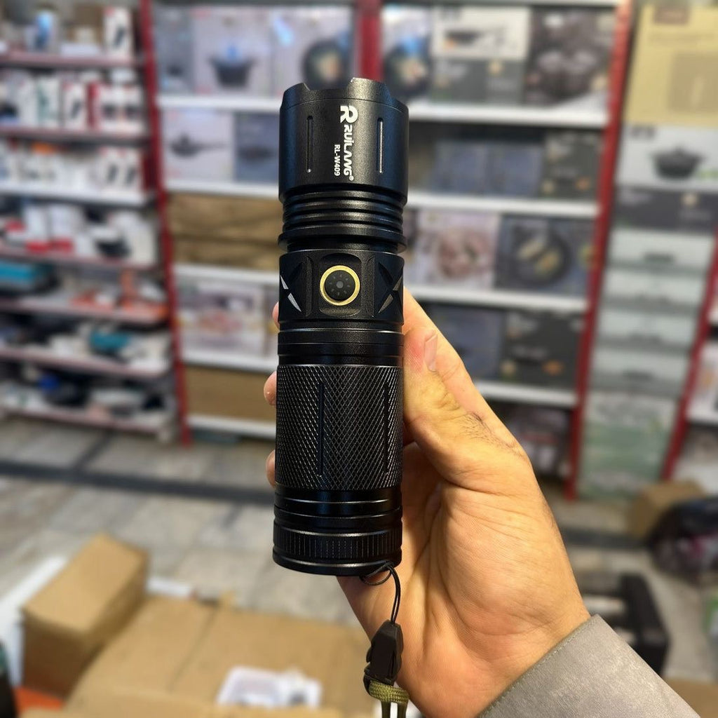 P-90 Powerful Flashlight Torch – 2 KM Ultra Long Range