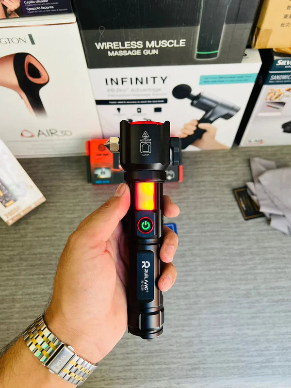 Ruilang 2210 Very Powerful 2-in-1 Emergency Flashlight