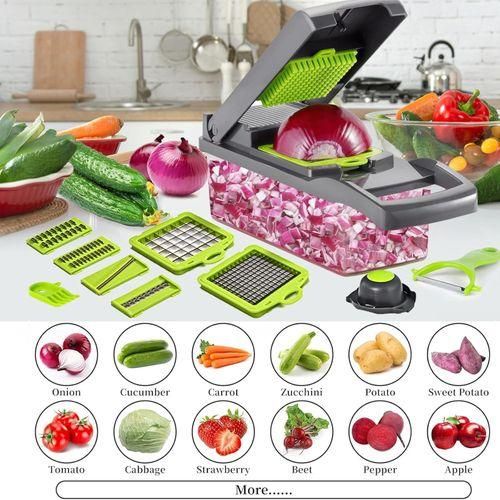 Multifunctional 16 in 1 Nicer Dicer Vegetable Cutter