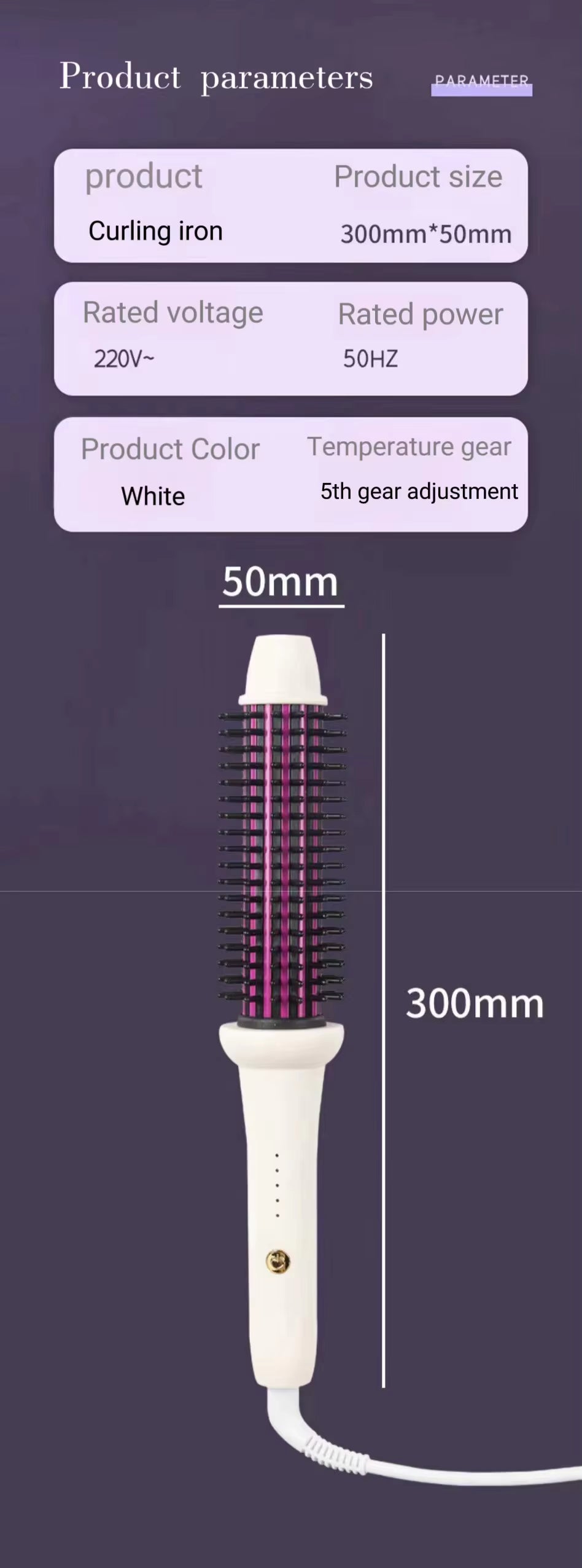 SKERTS Pro Hair Straightener 2 in 1 Hair Styler One Step Fast Straightening Brush Hair Curler