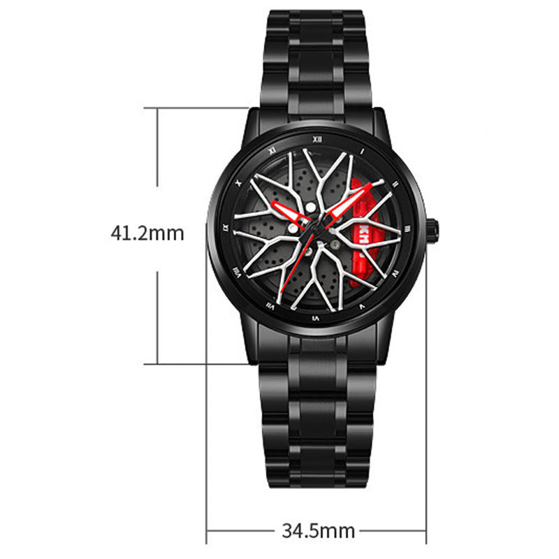Newest 2025 Designers Custom logo Alloy Watches Wholesale Wrist Wheel Spider Quartz Watches for Men