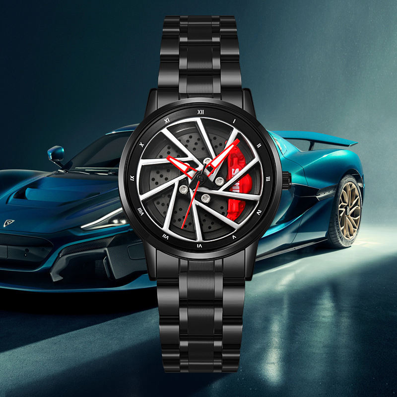 Newest 2025 Designers Custom logo Alloy Watches Wholesale Wrist Wheel Spider Quartz Watches for Men