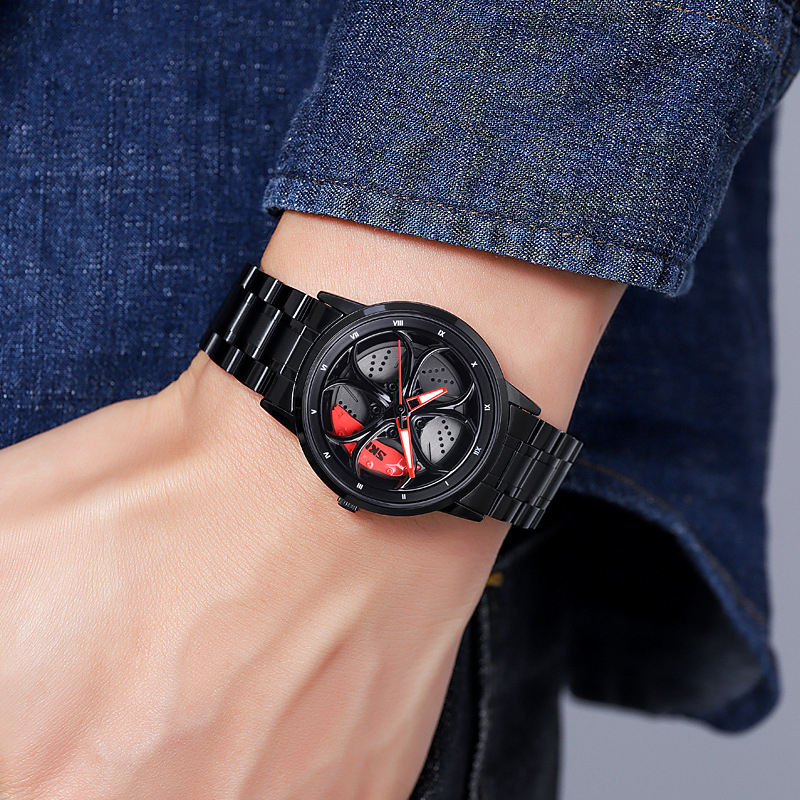 Newest 2025 Designers Custom logo Alloy Watches Wholesale Wrist Wheel Spider Quartz Watches for Men