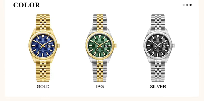 SUSEMAT Luxury Casual Men’s Business Quartz Wristwatch | Stainless Steel Strap | Waterproof | Premium Stylish Watch for Men | Perfect Lover Gift